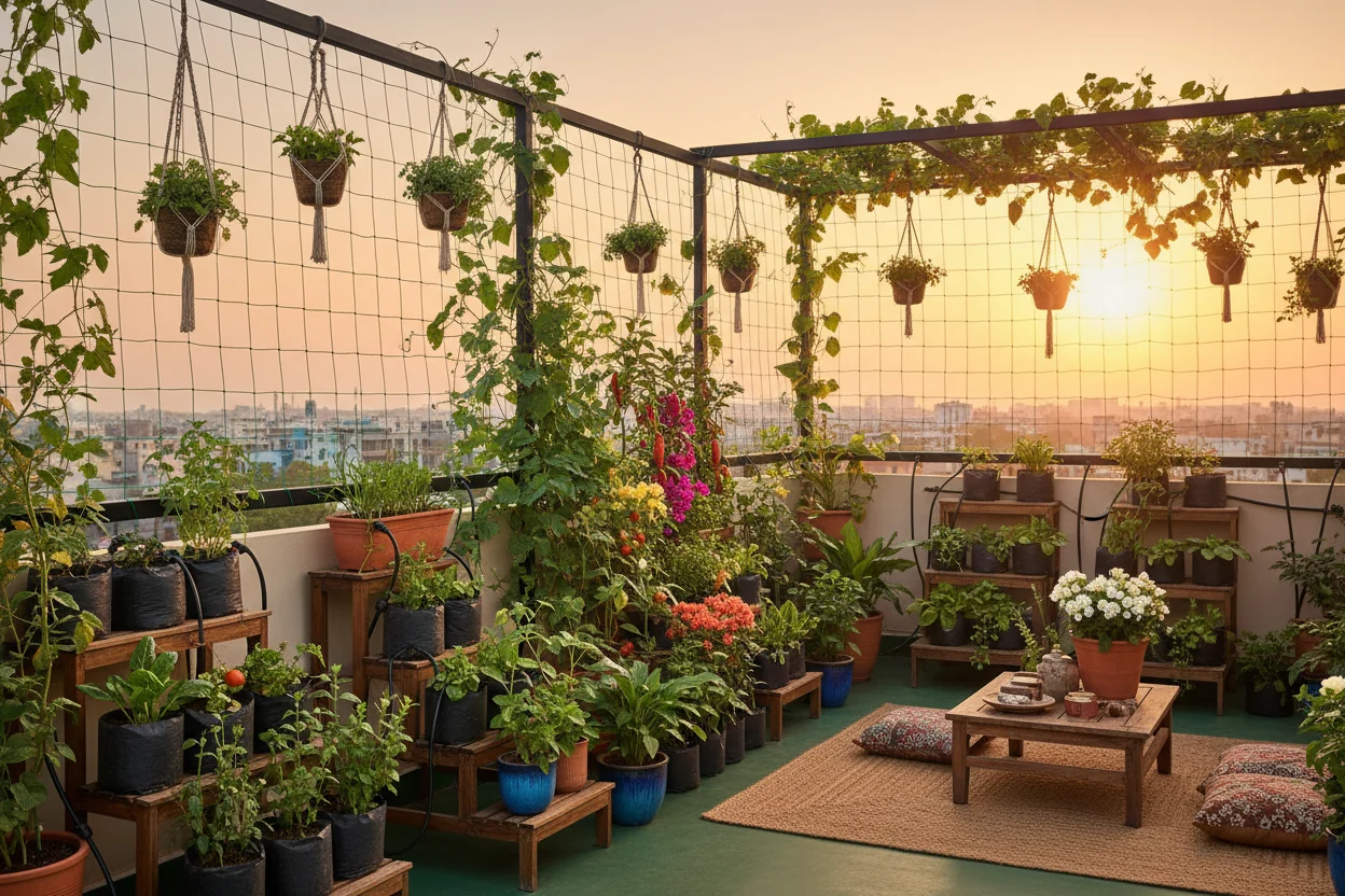 Terrace Garden Ideas for Apartments (2026 Guide) Gardens image